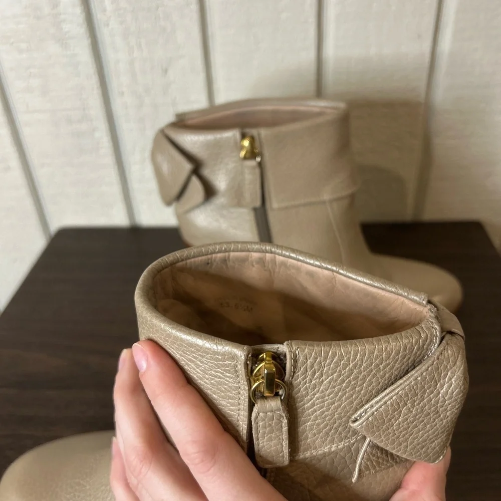 Kate Spade Lanise Booties, size 6.5. Small scuff on back, see pictures.